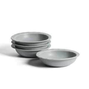Open Box - Stone Lain -  Set of 4 Oasis Stoneware Pasta Bowls Li Blue